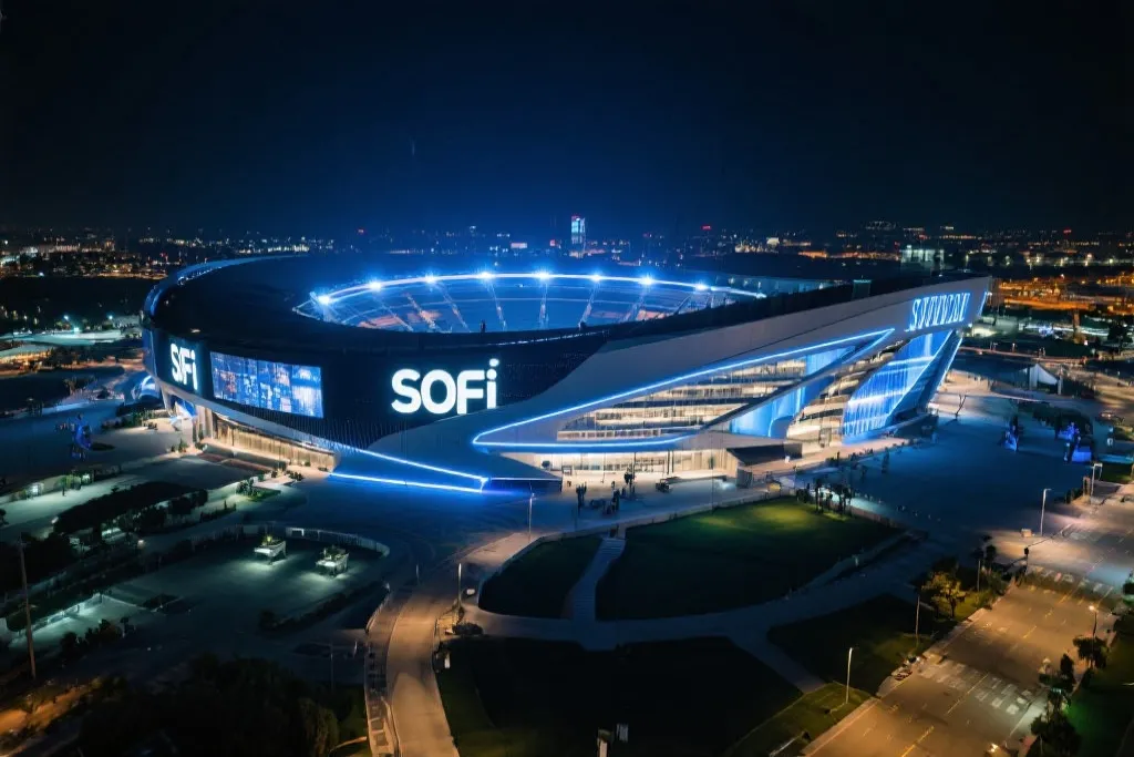 SoFi体育场外景